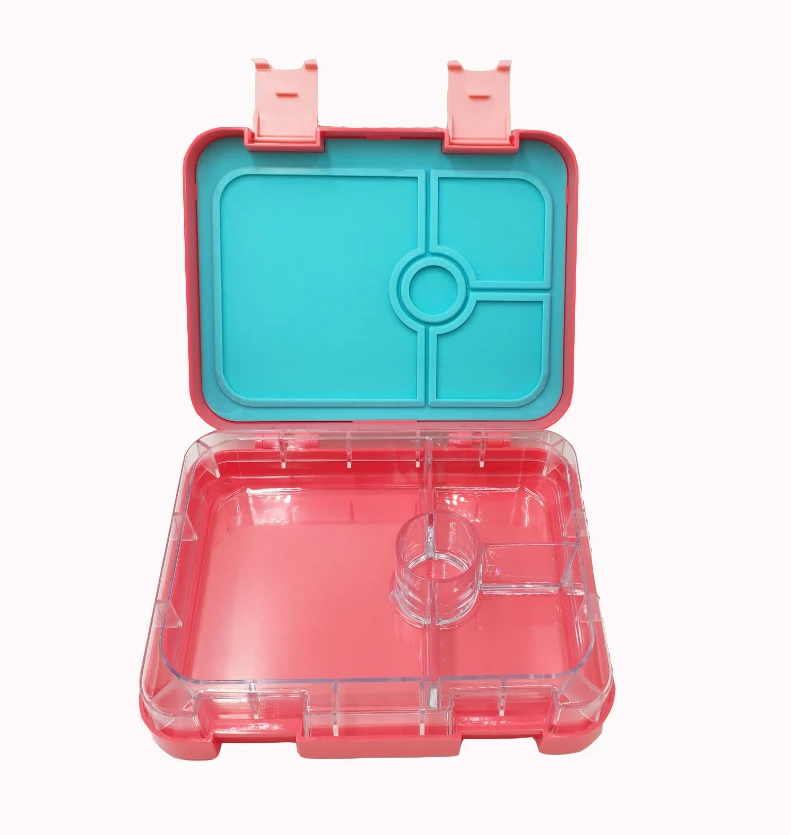 

Eco-friendly Certificate Kids 4 Section Leakproof Plastic Bento Lunch Box, Any colors