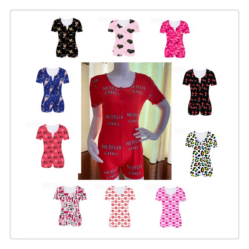 

Customize New Arrival Netflix and Chill Short Short Onesie For Adults, Customized color/as show