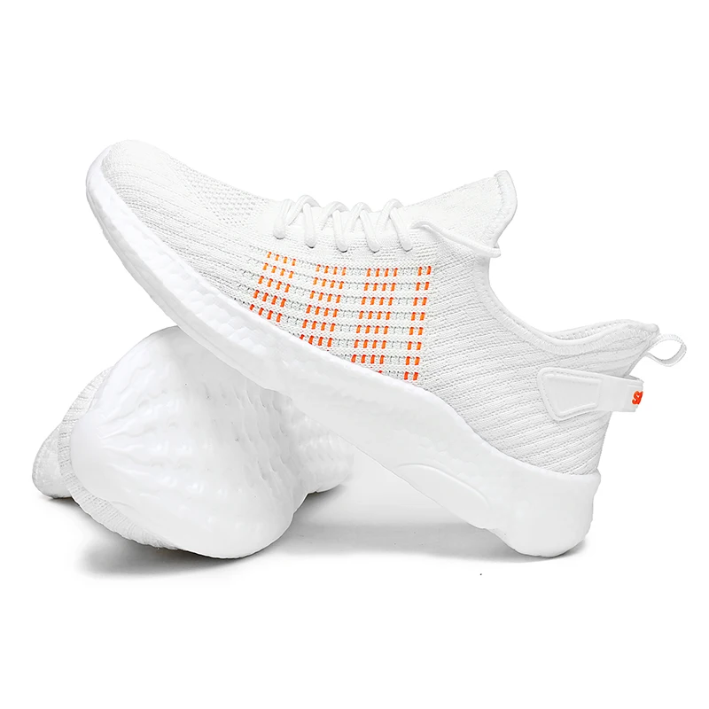 

Cheap and safe breathable knitted comfortable men sneakers