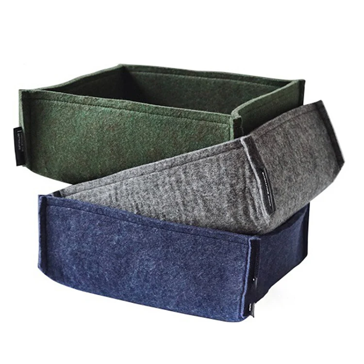 

Nordic Ins Simple Felt Desktop Living Room Storage Basket Entrance Key Debris Storage Box