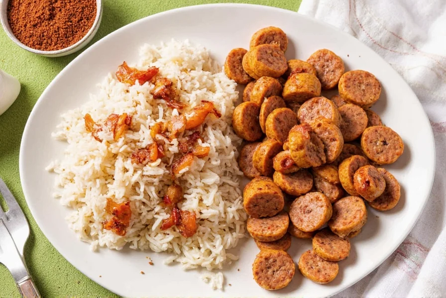 Grilled turkey sausage