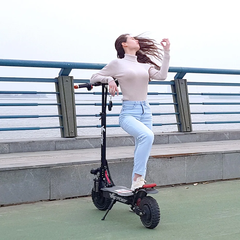 

UK warehouse E Scooter 2000w Off Road Electric Scooter Adult Cheap dual suspension Electric Scooter with removable seat