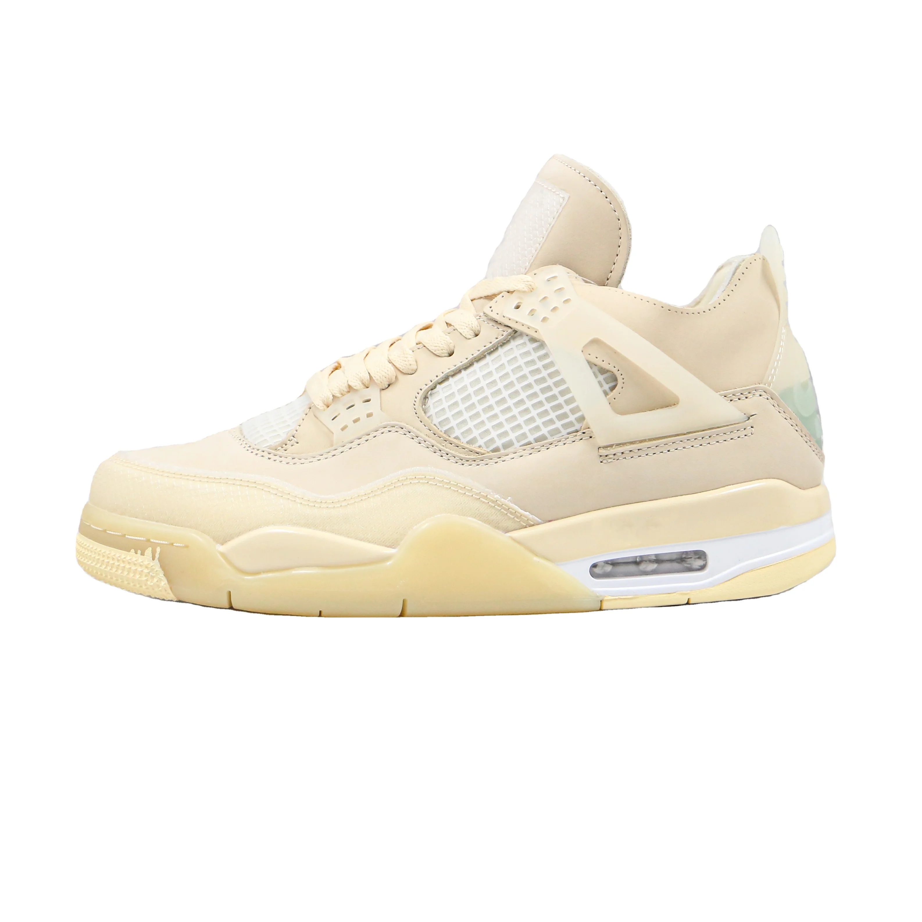 

Ow co branded 4s Beige men's and women's casual basketball shoes sports shoes, Picture
