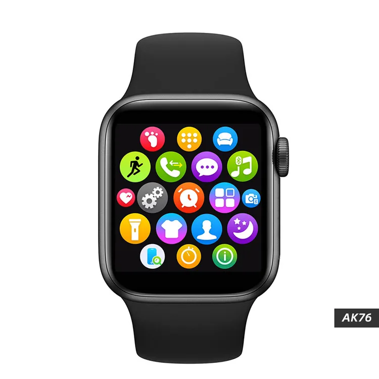 

High grade AK76 Smartwatch Monitor Blood Pressure Fitness Tracker Sport Watch Heart Rate Touch Screen Smart Watch Bracelet
