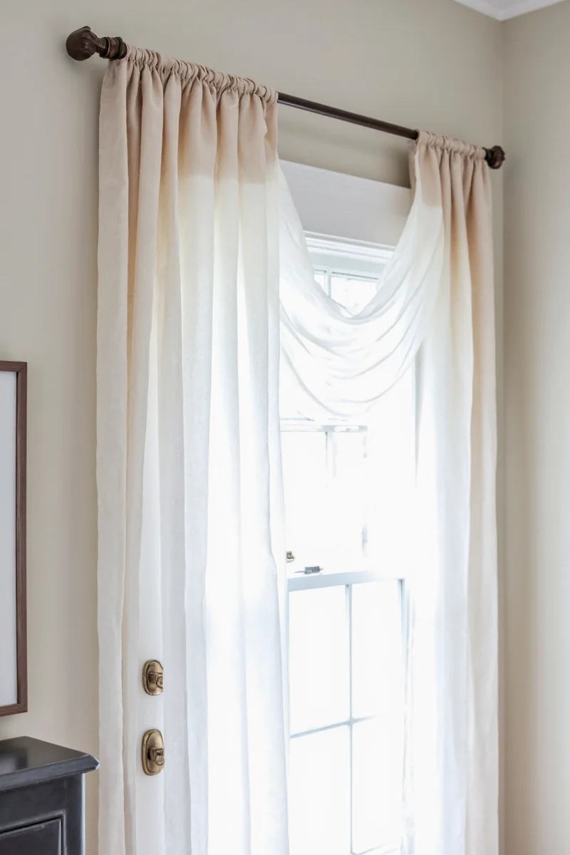 Wooden Curtain Rod for Closet