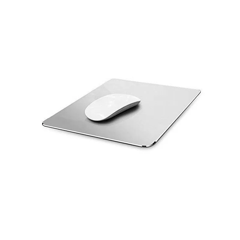 

Winter and Summer Dual-Use Waterproof Antiskid Matte Metal High-Grade PU Round Aluminum Alloy Mouse Pad, Black/brown/gray