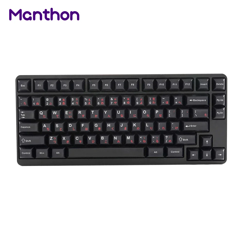 

OEM Clavier 75% 80 Keys QMK Program RGB Backlight South Facing LED Hot Swap Idobao ID80 Mechanical Keyboard, Black white