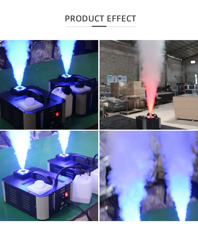  Special Effects For Wedding Party Led Black Stage Ground 900W Fog Smoke Machine DJ Power Vertical Fog Machine Fogger Machine