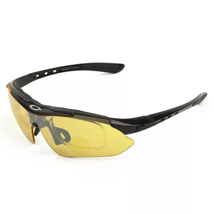 
Outdoor RockBros TR90 Polarized Cycling Glasses 5 Lens Interchangeable UV400 Sunglasses 
