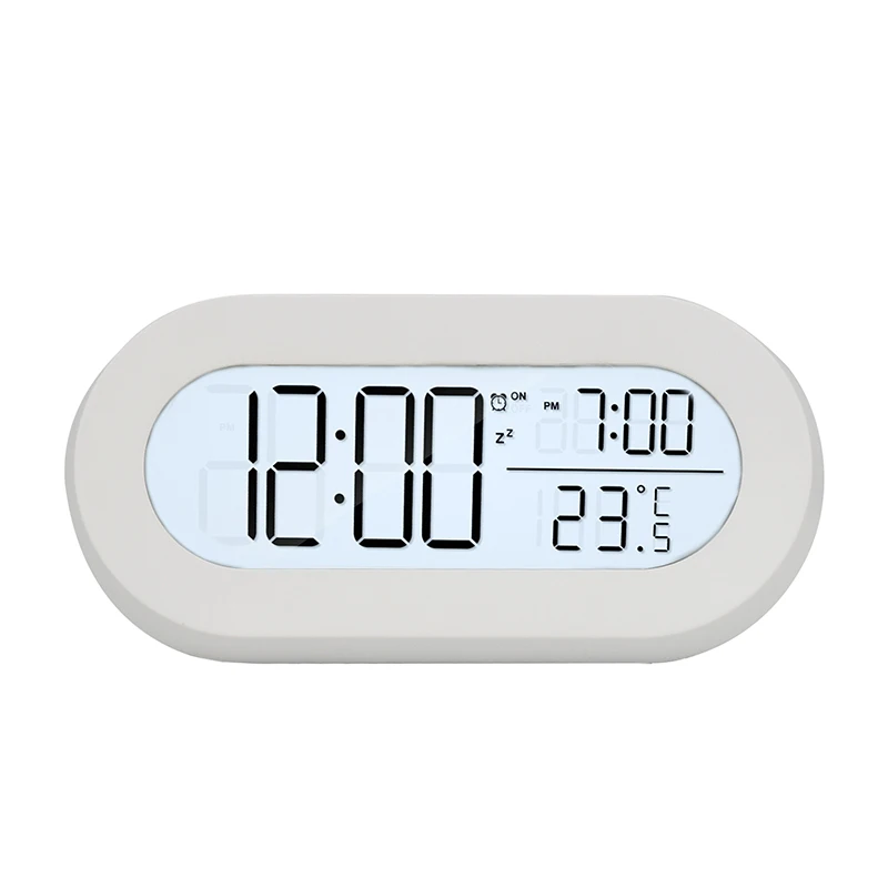 

Popular Trend Bedside Clock USB Charging Port, Full-Range Brightness Dimmer, Big White Digit Display with Digital Alarm Clock