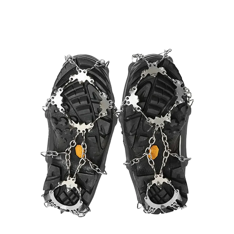 Woqi Non-slip Cover Stainless Steel Chain Outdoor Ski Ice Claws for Snow Hiking Climbing