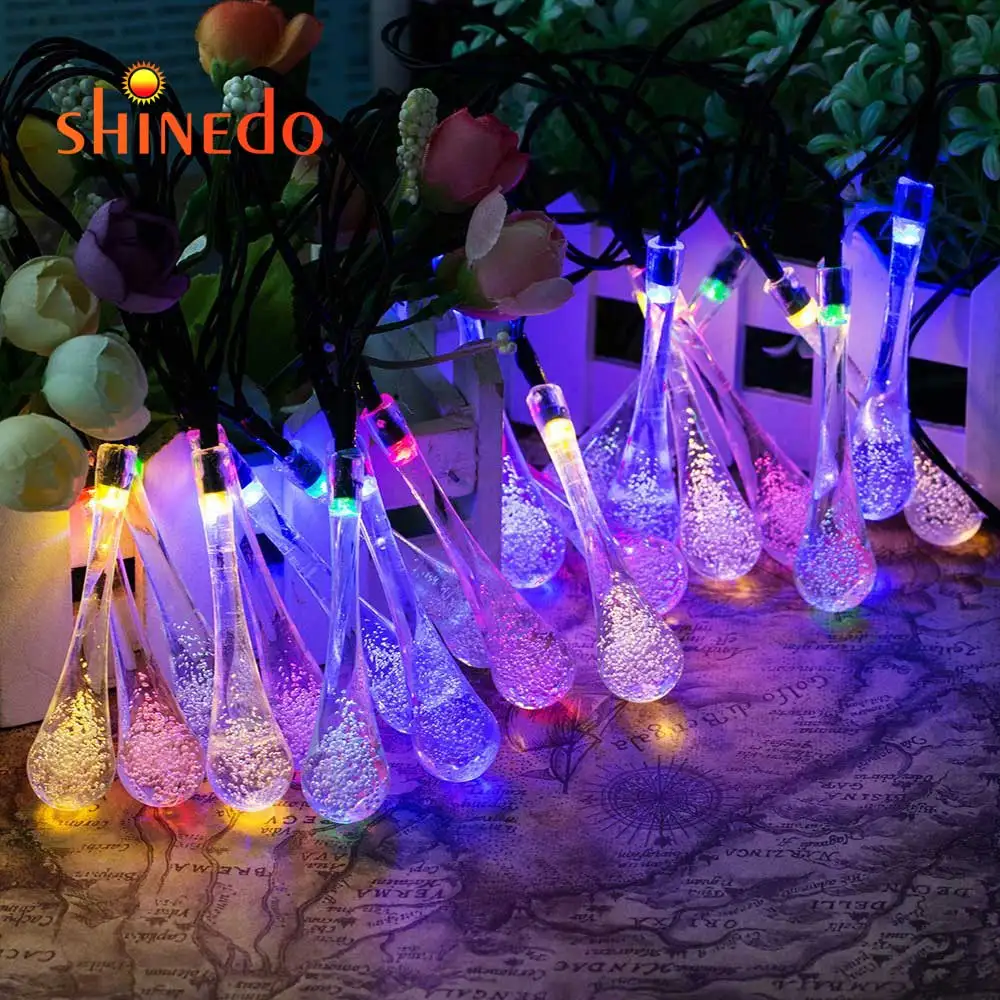 Outdoor Decoration Party Garden RGB Led String Lights Solar
