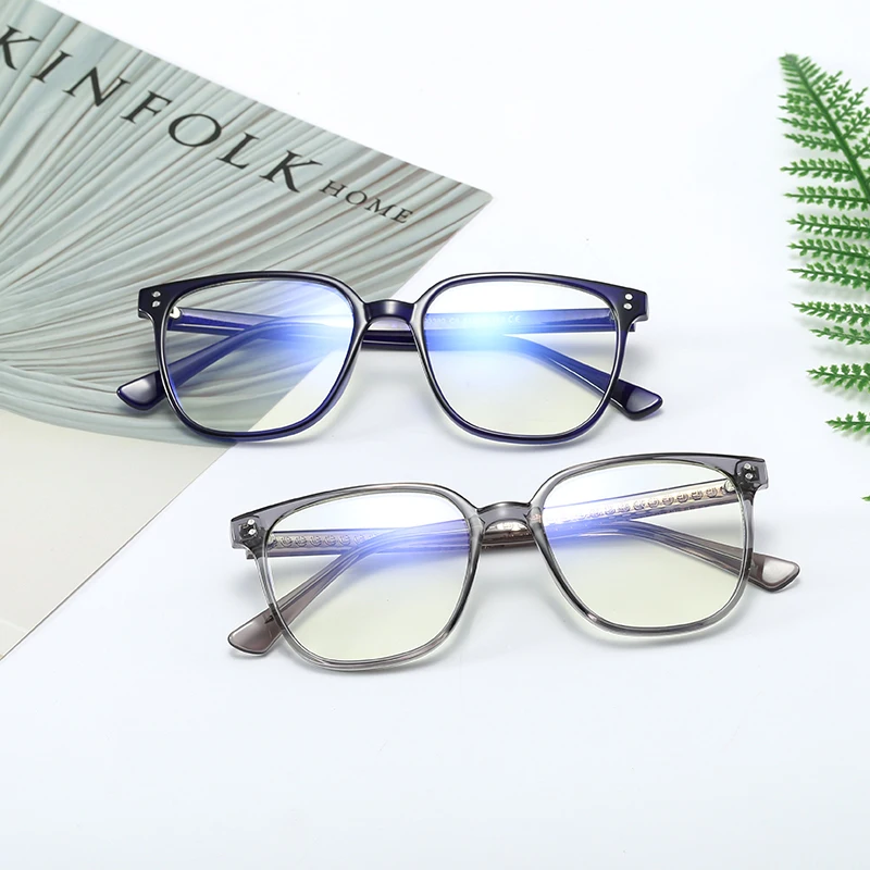 

SHINELOT Newest Square Glasses Frame Blue Light Blocking TR90 CP Demi Color Ready Stock Eyeglasses Logo Custom Eyewear Yiwu