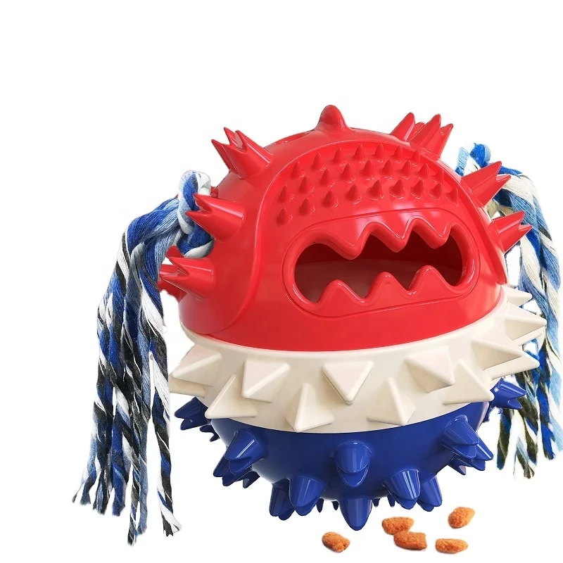 

Cross-border hot sale pet jumping ball dog toy bite ball snack storage