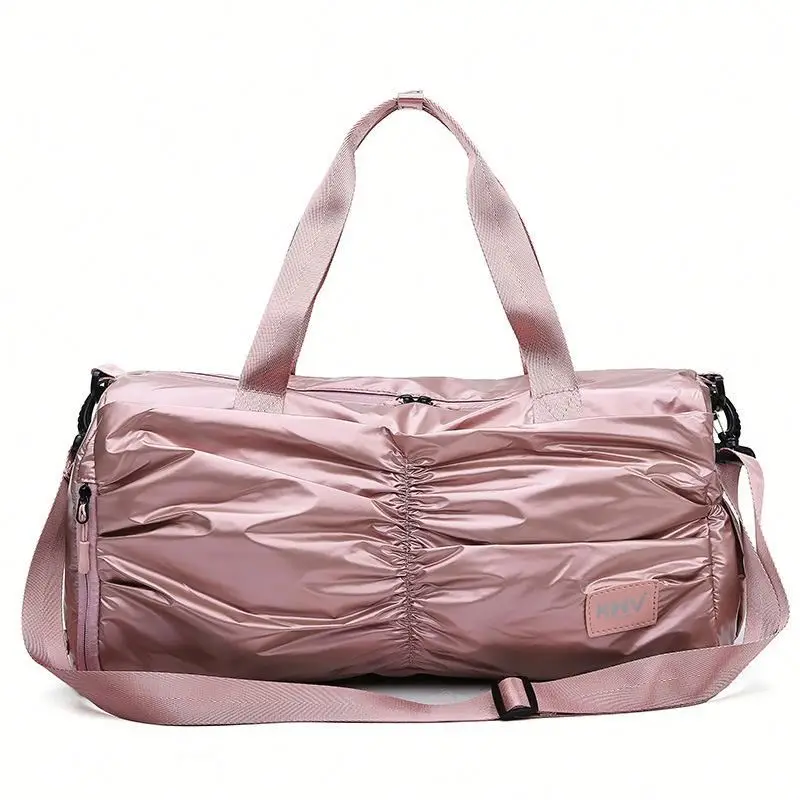 

Custom Logo Fashion Girls Women Travel Sports Gym Duffle Bags Dance Fitness Training Handbag Yoga Bag