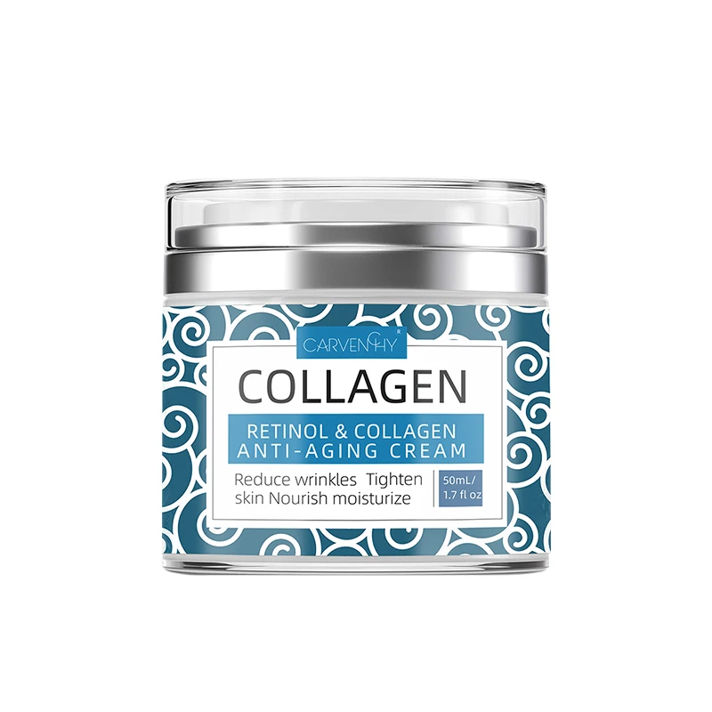 

Private label Retinol Collagen Cream Anti-wrinkle Anti-aging Reduce skin fine lines Moisturizing Collagen Cream