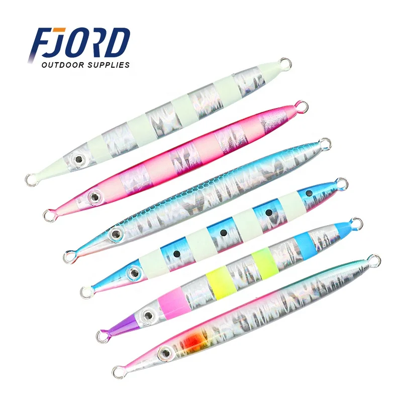 

FJORD Fast Sinking Fishing Lure Jig 30g 40g Artificial Lure for Trout Fishing, 6 colors