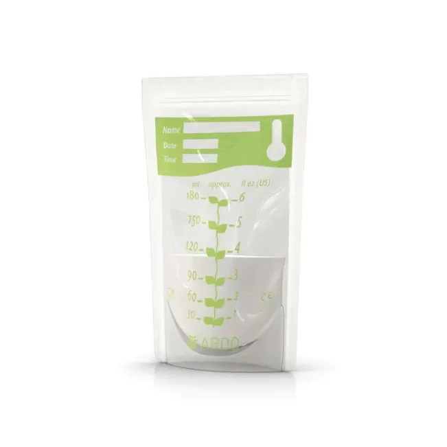 

Laminated Zipper Seal Breast Milk Storage Bags, Cmyk