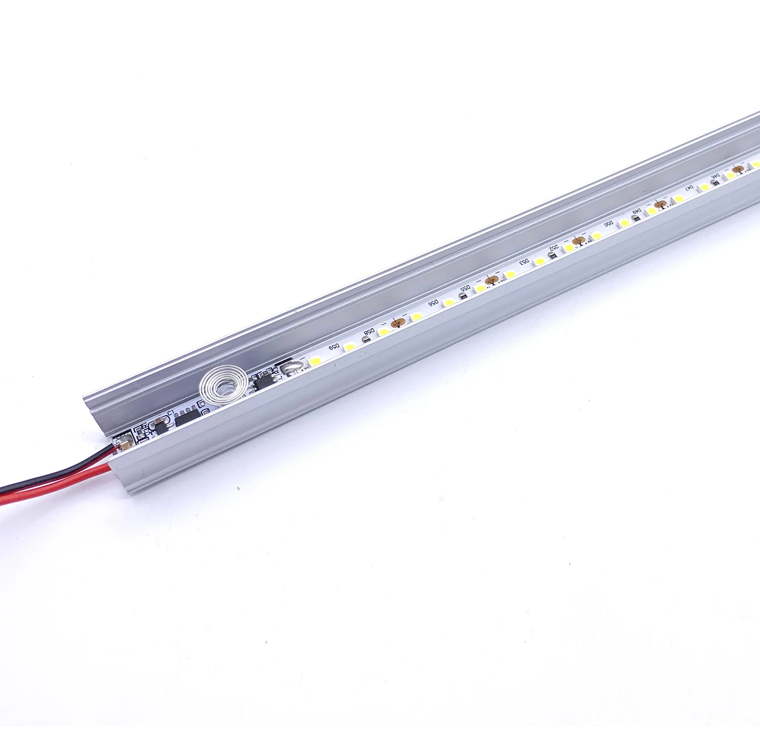 Aluminum profile LED cabinet light with hand scan switch ON OFF sensor
