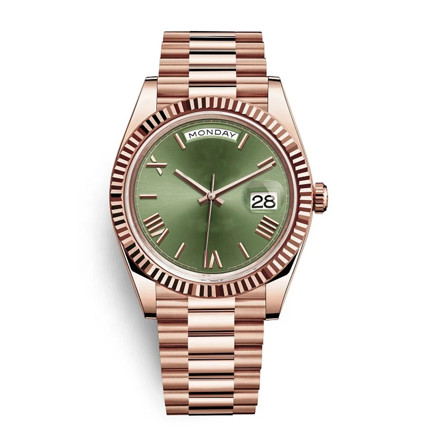 

Classic Stainless Steel Rose Gold Colorful Dial Luxury Women Watches Private Labeling Your Logo