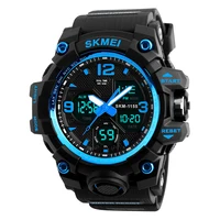 

Hot Sale! Skmei 1155 Fashion LED Digital & Quartz Alarm Watches Men 50M Water Resistant Sport Mens Watch