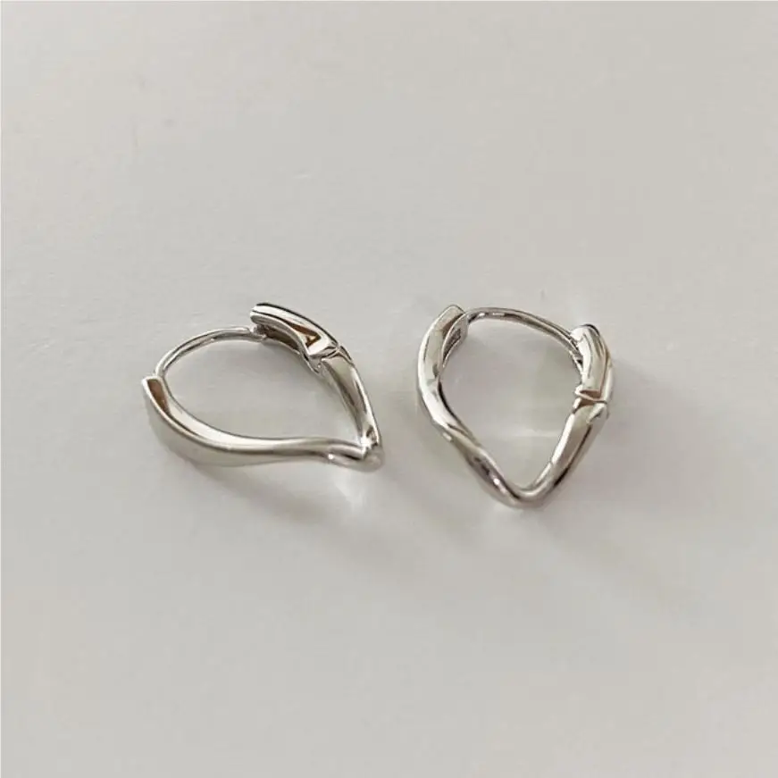 

VIANRLA 925 Sterling Silver Jewelry Earrings 18k Gold Plated Trendy Hoop Earring For Women Free Laser Logo Wholesale