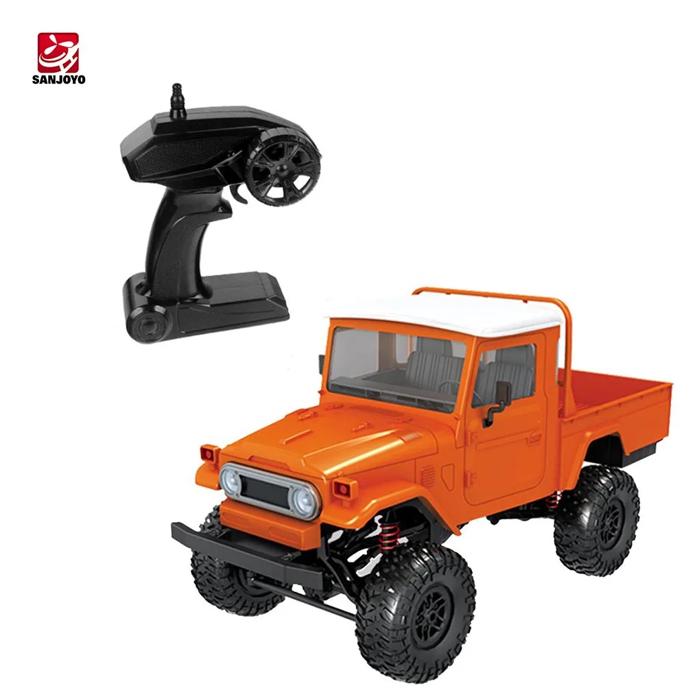 1/12 Scale RC Car 2.4G 4WD Racing Off-road Truck Radio Control Toys Buggy High Speed with Led Light for Kids  RTR MN-45