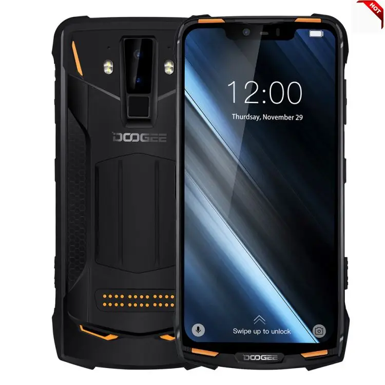 

DOOGEE S90C Rugged Phone 4GB+64GB IP68/IP69K Waterproof 5050mAh 6.18 inch Android 9 Helio P70 Octa Core NFC OTG smart phone
