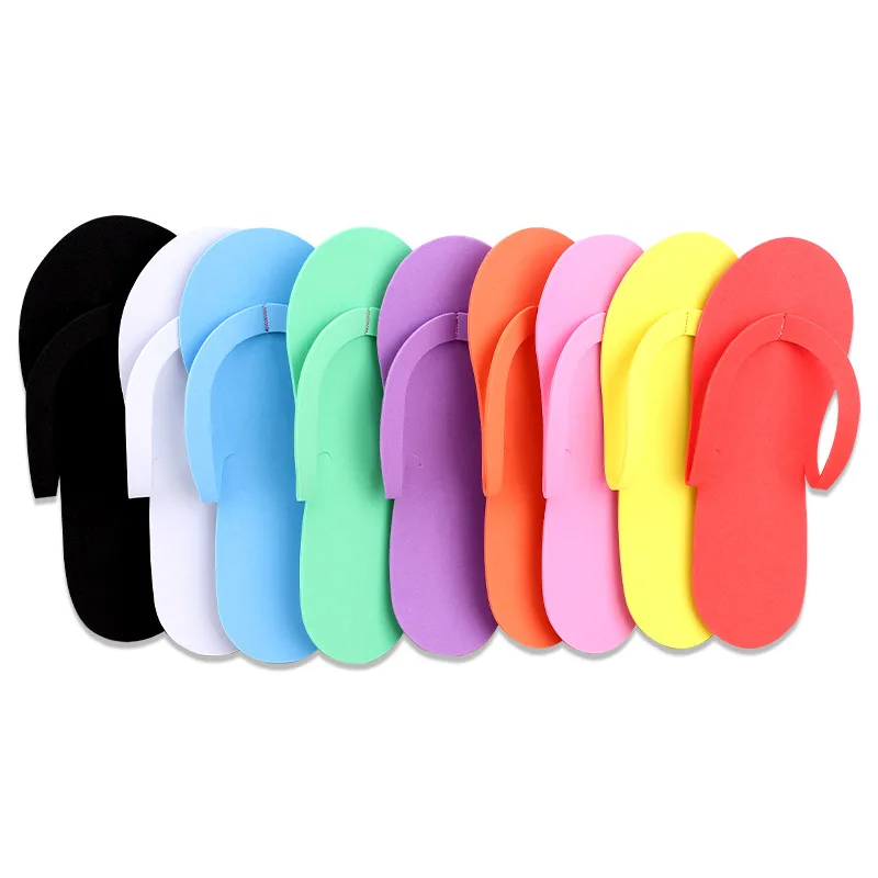 

Factory Nail Supply Unisex Flip Flops Cheaper Wholesale Custom Pedicure Disposable Eva Slipper Wholesale