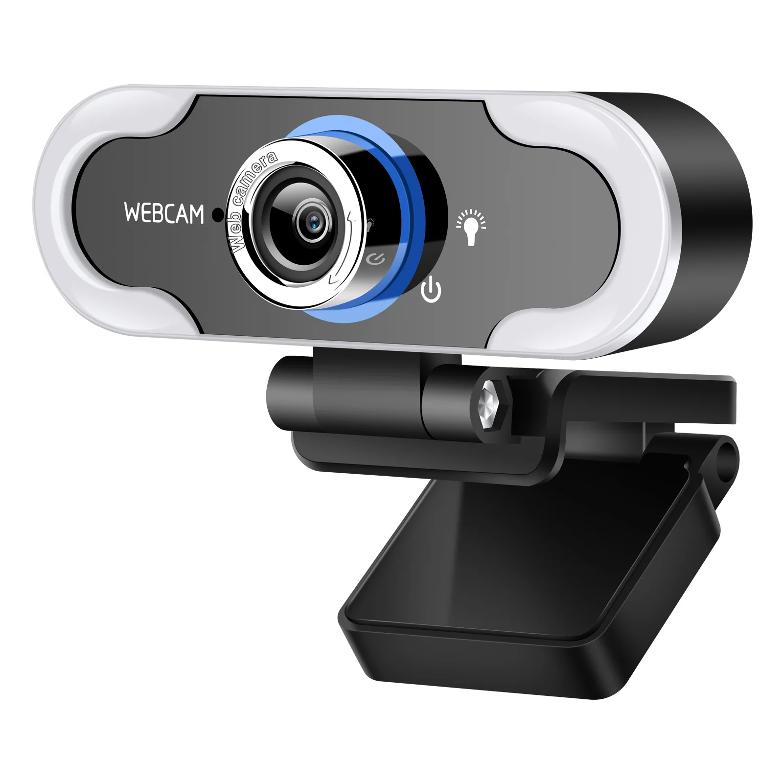 

Webcam Streaming 1080P Full HD Web Camera with Microphone and Ring Light 2k USB Computer Web Camera Stream for Windows Laptop