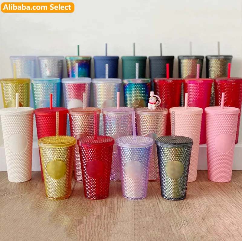 

customized 20 24 30 32 40 oz 600 ml 30oz straight skinny glitter tumbler stainless steel double wall cup with lid and straw, Custom color, white,yellow,black,blue