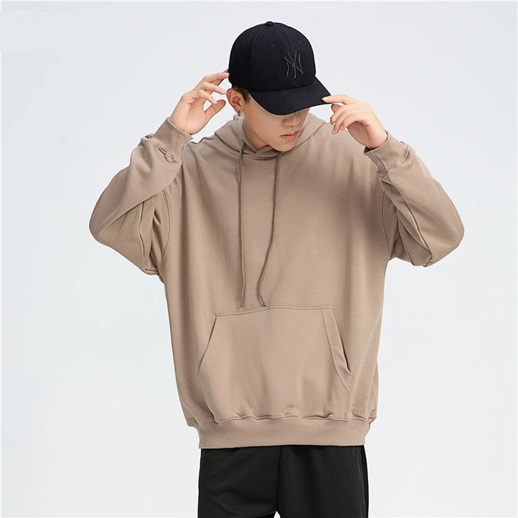 

High Quality Streetwear Heavyweight Premium Pull Over French Terry Fleece Custom Logo Unisex Blank Hoodie 100% Cotton, 15 colors