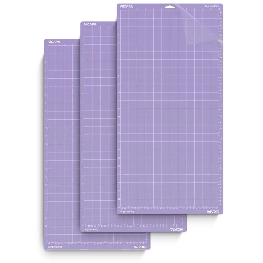 
Nicapa Purple Stronggrip Cutting Mat for Cricut Explore Air/Air 2/Maker (12