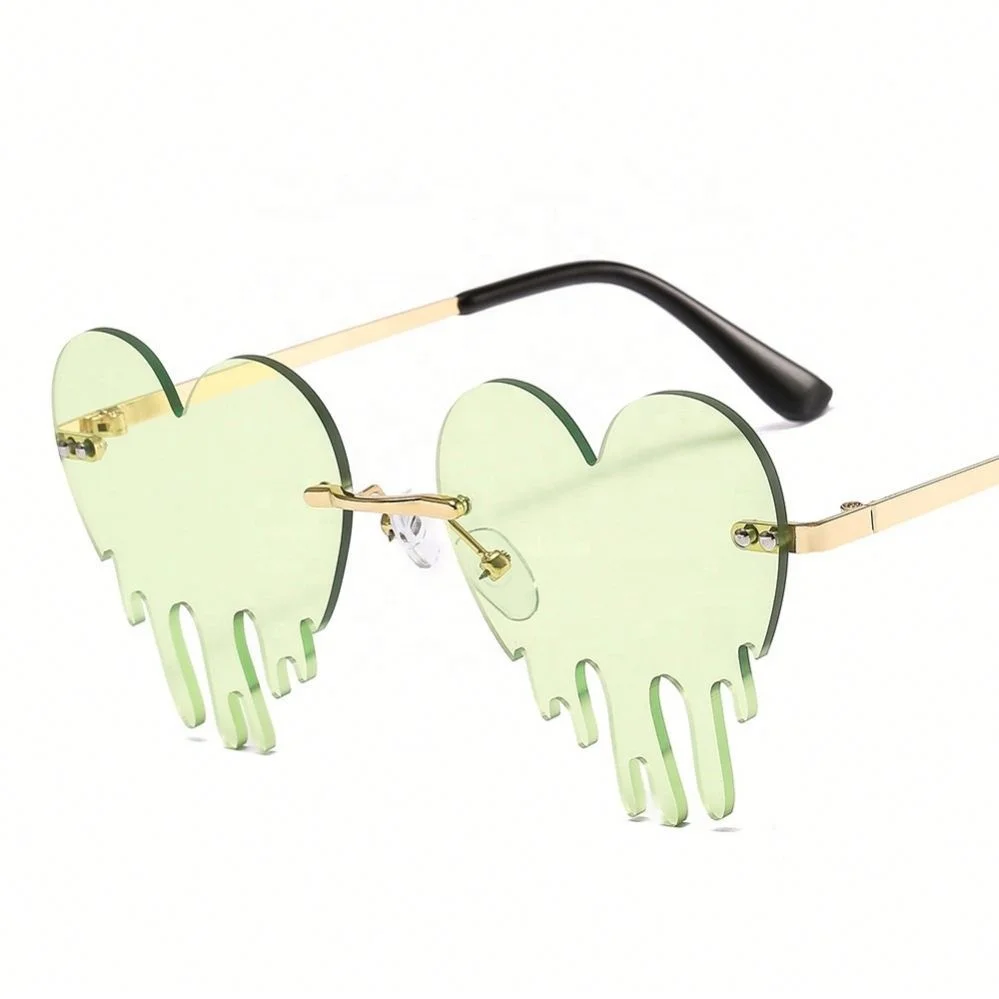 

Funny Retro Sunglasses Love Design Tear-shaped Sunglasses, Colors
