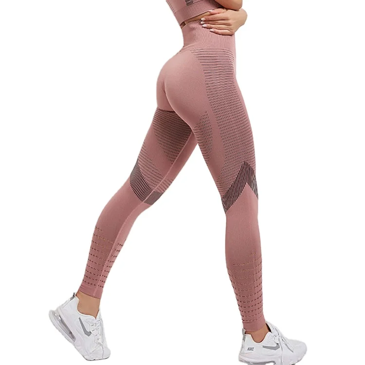 

Stretchy Logo Custom Fitness Soft Mesh High Waisted Plus Size Leggings For Women