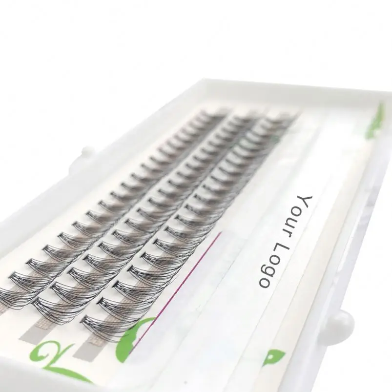 

Customized High Quality Individual Volume Eyelashes Wholesale 10d Russian Volume Lashes With Custom, Natural black