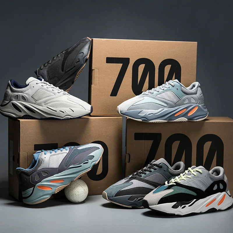 

2021 Latest Design Original High Quality Yeezy Shoes 700 V2 V3 Running Sports Shoes Fashion Sneaker Unisex For Men Women