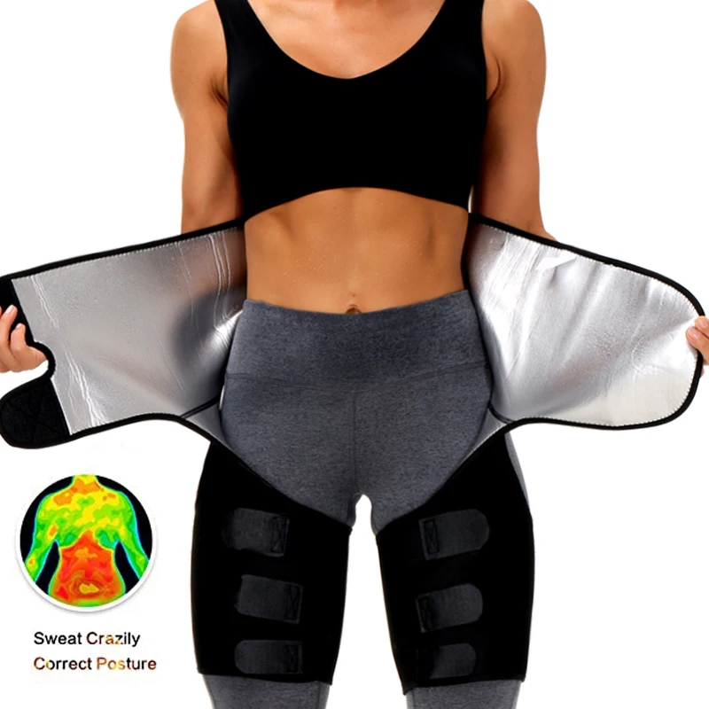 

Trainer Belt for Women Waist Thigh Trimmer Butt Lifter Slimming Workout Sweat Band Body Shaper Adjustable Hip Enhancer