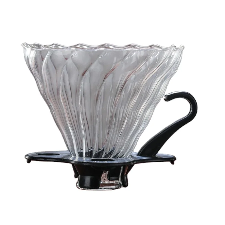 

k cup New style Coffee Dripper V60 Glass Coffee Filter Reusable Coffee Filters