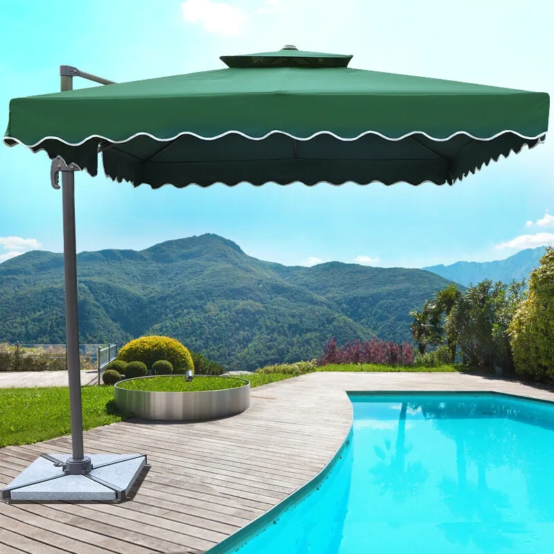 

FEAMONT Luxury Fabric Garden Umbrella Outdoor Sun Parasol with Side Pole Wrench for Patio Wholesale