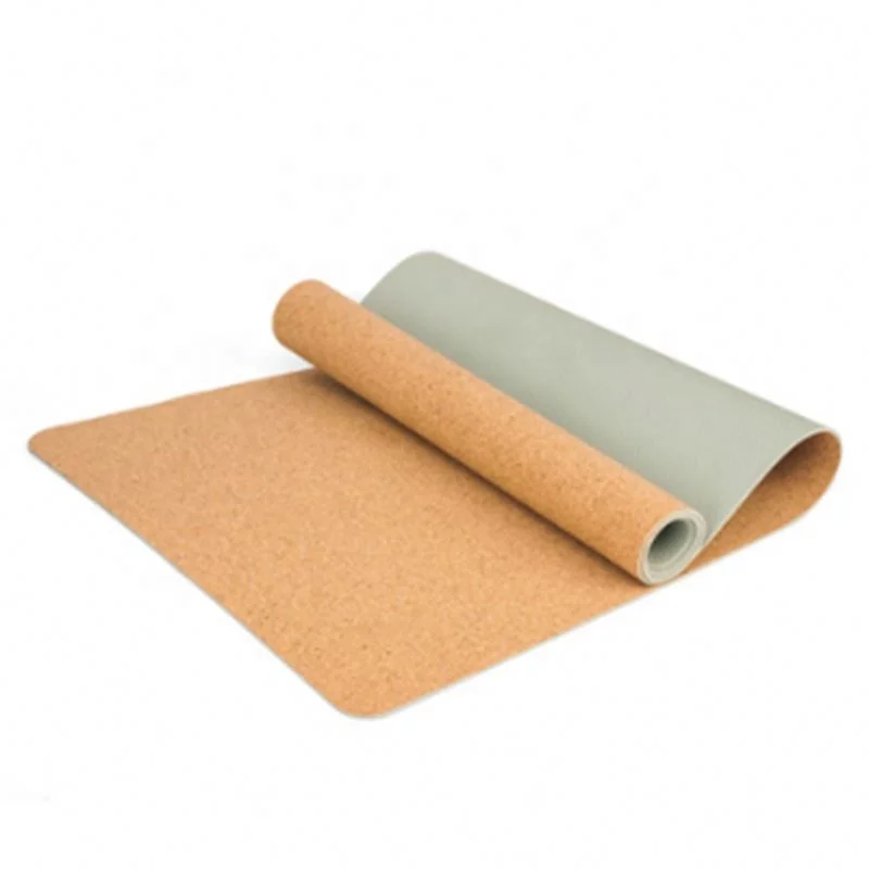 

Natural Cork Yoga Mat Non Slip Exercise Fitness Mat for Yoga Pilates Floor Workouts 183*61cm