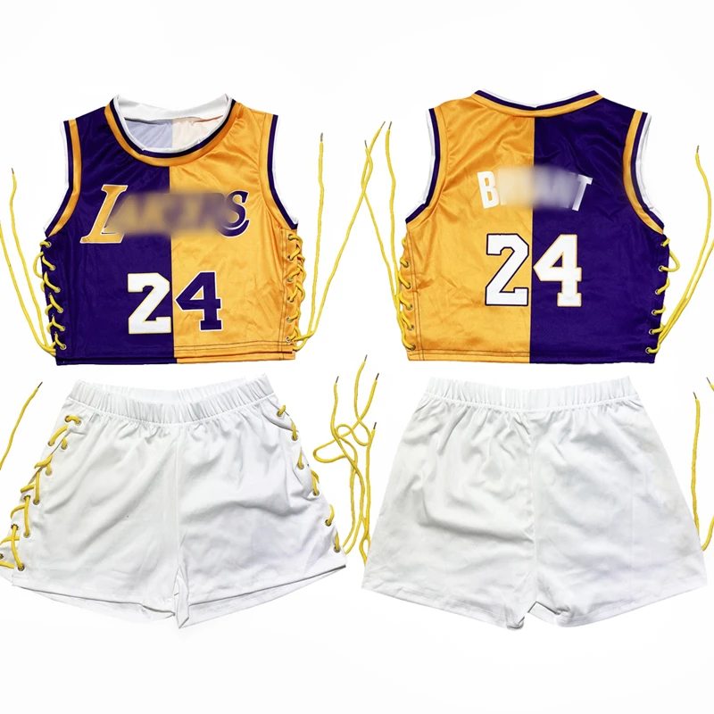 

Custom Printed women latest basketball jersey design Sports two piece shorts sets Comfortable 2 pcs set Basketball Wear, 16 colors