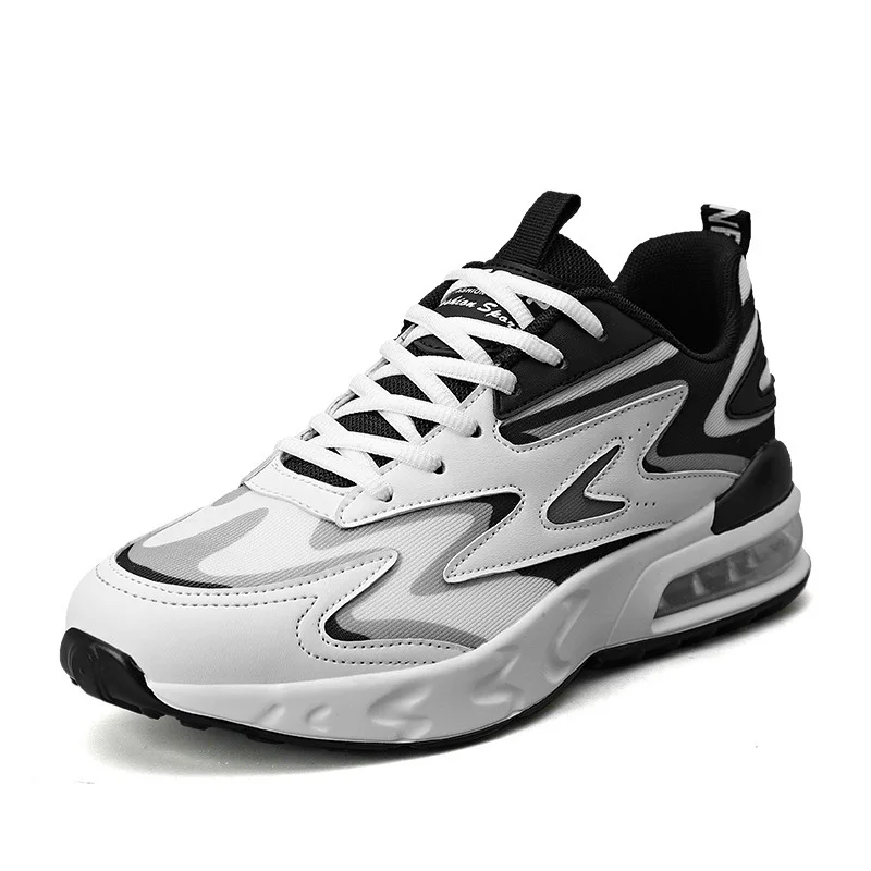 

Men's new air cushion running shoes men's shoes mesh breathable sneakers, 3 colors