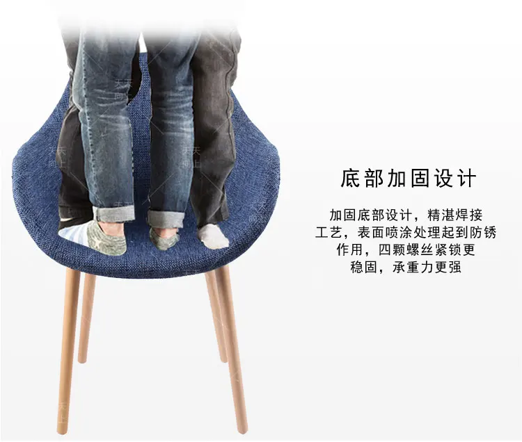 Wholesale Outdoor Fabric Cafe Chair for Chatting Dental Easy Chair Plastic Chair with Cloth Padded