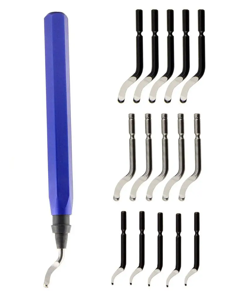 Metal Handle Repair Deburring Tool Kit Rotary Deburring Tool With Bs1010 Burr Blades Remover