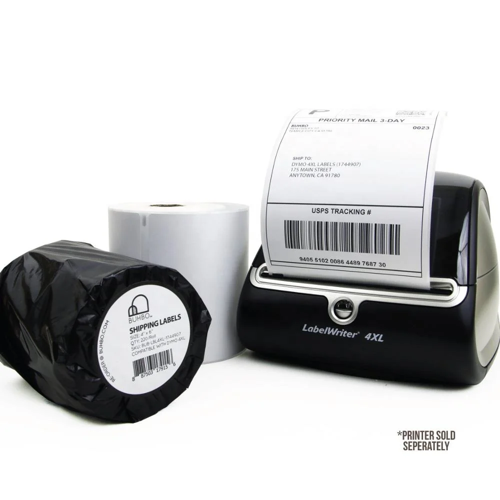 

JinyaPack Dymo 30334 barcode label with black mark label for Dymo 450XL printer