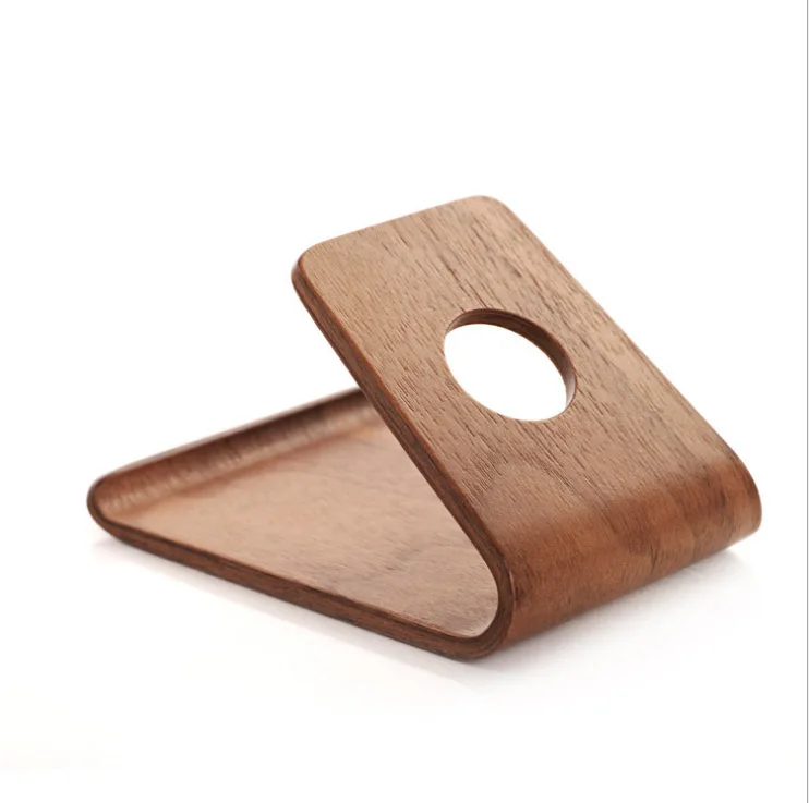 

Solid Eco Friendly Universal Wooden Mobile Phone Stand Holder, Bamboo, beech, walnut