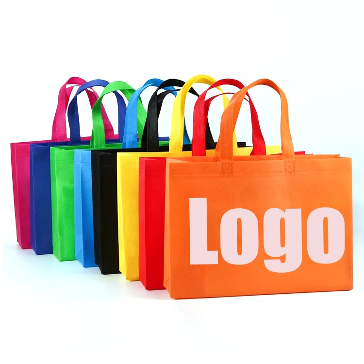 

YASEN Factory Reusable Tote Bags Non Woven Custom Made Promotional Non-Woven Fabric Grocery Shopping Bag With Logo