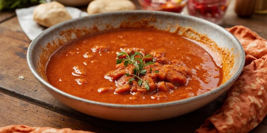 Classic Spanish sofrito in a pan