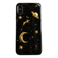 

Luxury Space Moon Glitter case for iphone XS MAX XR 7 8 plus 11pro max Bling Sequins Cases For iPhone 11Pro XS X 8 6S 7